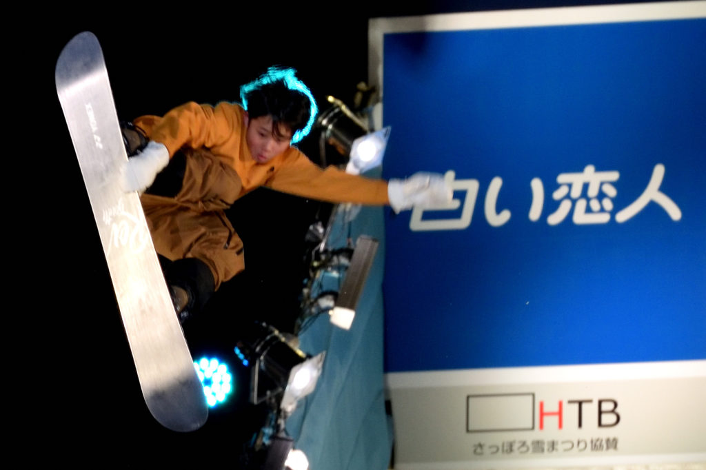 札幌雪まつりのスノーボード