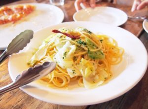 「ノンストップ」ツナ缶とキャベツの簡単和風パスタのレシピ！レモンでさっぱり！