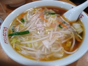 「かみひとえ」藤沢「よなかそば」!巨大ふわとろチャーハン&サンマーメン?