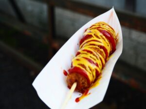 「めざまし」韓国風チーズドッグのレシピ!渡邊圭祐バズリ飯に挑戦!