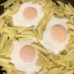 【ZIP】ウエボス・ロトスのレシピ（作り方）！スペイン風ポテト＆目玉揚げ！4月16日