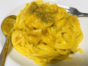【ZIP】カボチャのカルボナーラ風パスタのレシピ！農家直伝！9月29日