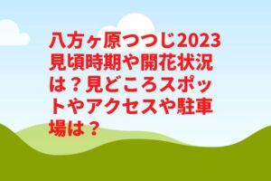 八方ヶ原つつじ2023見頃時期や開花状況は？見どころやアクセスや駐車場は？