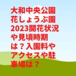 大和中央公園花しょうぶ園2023開花状況や見頃時期は？入園料やアクセスや駐車場は？