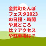 金武町たんぼフェスタ2023の日程・時間や見どころは？出店やアクセスや駐車場は？